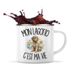 Mug Métal Émaillé Mon Lagotto c'est ma vie