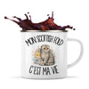 Mug Métal Émaillé Mon Scottish Fold c'est ma vie