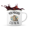 Mug Métal Émaillé Mon Munchkin c'est ma vie