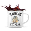Mug Métal Émaillé Mon Oriental c'est ma vie