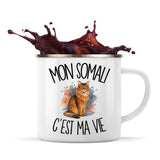 Mug Métal Émaillé Mon Somali c'est ma vie