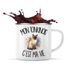 Mug Métal Émaillé Mon Tonkinois c'est ma vie