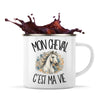 Mug Métal Émaillé Mon cheval c'est ma vie
