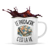 Mug Métal Émaillé Le patchwork c'est la vie