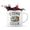 Mug Métal Émaillé Le coloriage c'est la vie