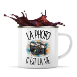 Mug Métal Émaillé La photo c'est la vie