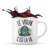 Mug Métal Émaillé Le vitrail c'est la vie