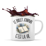 Mug Métal Émaillé Le bullet journal c'est la vie