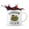 Mug Métal Émaillé La permaculture c'est la vie
