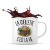 Mug Métal Émaillé La cueillette c'est la vie