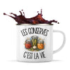 Mug Métal Émaillé Les conserves c'est la vie
