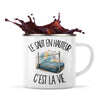 Mug Métal Émaillé Le saut en hauteur c'est la vie