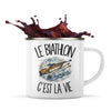 Mug Métal Émaillé Le biathlon c'est la vie