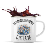 Mug Métal Émaillé La gymnastique rythmique c'est la vie