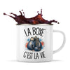 Mug Métal Émaillé La boxe c'est la vie