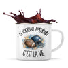 Mug Métal Émaillé Le football américain c'est la vie