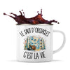 Mug Métal Émaillé Le saut d'obstacles c'est la vie