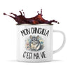 Mug Métal Émaillé Mon chinchilla c'est ma vie