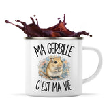 Mug Métal Émaillé Ma gerbille c'est ma vie
