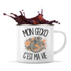 Mug Métal Émaillé Mon gecko c'est ma vie