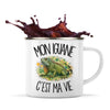 Mug Métal Émaillé Mon iguane c'est ma vie