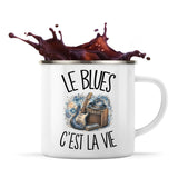 Mug Métal Émaillé Le blues c'est la vie