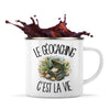 Mug Métal Émaillé Le géocaching c'est la vie