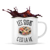 Mug Métal Émaillé Les sushis c'est la vie