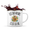 Mug Métal Émaillé Les chevreuils c'est la vie
