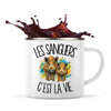 Mug Métal Émaillé Les sangliers c'est la vie