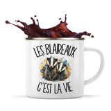 Mug Métal Émaillé Les blaireaux c'est la vie