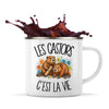 Mug Métal Émaillé Les castors c'est la vie