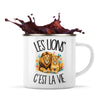 Mug Métal Émaillé Les lions c'est la vie
