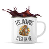 Mug Métal Émaillé Les jaguars c'est la vie