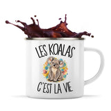 Mug Métal Émaillé Les koalas c'est la vie