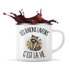 Mug Métal Émaillé Les ratons laveurs c'est la vie