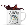 Mug Métal Émaillé Les narvals c'est la vie