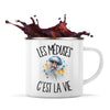 Mug Métal Émaillé Les méduses c'est la vie