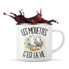 Mug Métal Émaillé Les mouettes c'est la vie