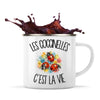 Mug Métal Émaillé Les coccinelles c'est la vie