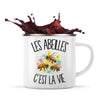 Mug Métal Émaillé Les abeilles c'est la vie