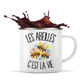 Mug Métal Émaillé Les abeilles c'est la vie