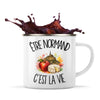 Mug Métal Émaillé Être normand c'est la vie