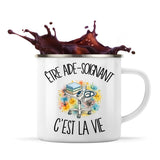 Mug Métal Émaillé Être aide-soignant c'est la vie
