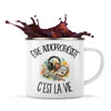 Mug Métal Émaillé Être audioprothésiste c'est la vie