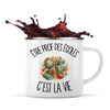 Mug Métal Émaillé Être prof des écoles c'est la vie