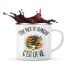 Mug Métal Émaillé Être prof de français c'est la vie