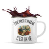 Mug Métal Émaillé Être prof d'anglais c'est la vie