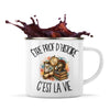 Mug Métal Émaillé Être prof d'histoire c'est la vie
