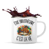 Mug Métal Émaillé Être bibliothécaire c'est la vie